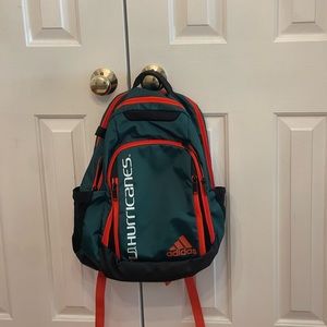 Adidas Miami Hurricanes Backpack